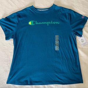 Champion teal classic tee